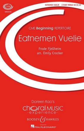 Eatnemen Vuelie (Song of the Earth) for female choir, keyboard, percussion choral score