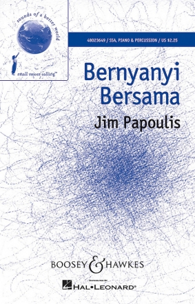 BHI48340  Jim Papoulis, Bernyanyi Bersama fr Chor (SSA), Klavier und Handtrommel (Shaker) Sing- und Spielpartitur