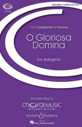 O gloriosa domina for mixed chorus a cappella score