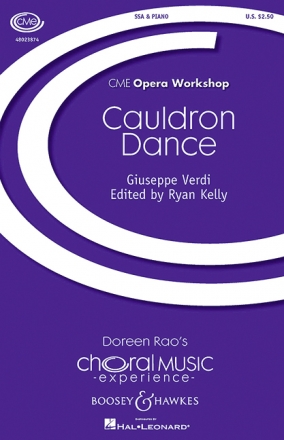 Verdi, Giuseppe Fortunino Francesco, Cauldron Dance fr Chor (SSA) und Klavier (Solisten ad lib) Chorpartitur