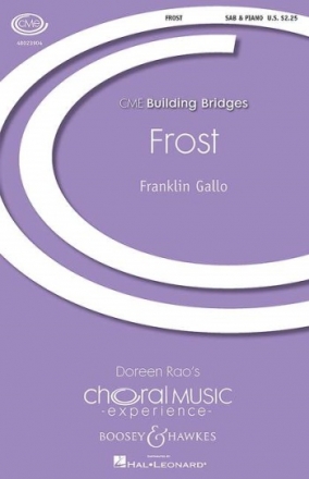 Frost fr gem Chor (SAM) und Klavier Partitur