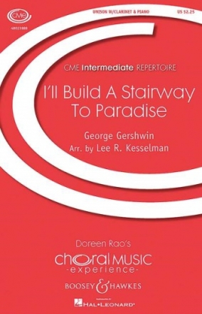 I'll build a Stairway to Heaven fr gem Chor (unisono), Klarinette und Klavier Partitur