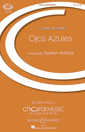 BHI48405 Ojos azules for mixed chorus and percussion score