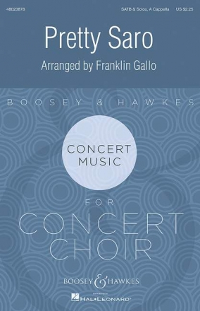 M-051-48407-2  Pretty Saro fr gemischten Chor (SATB divisi) a cappella Chorpartitur