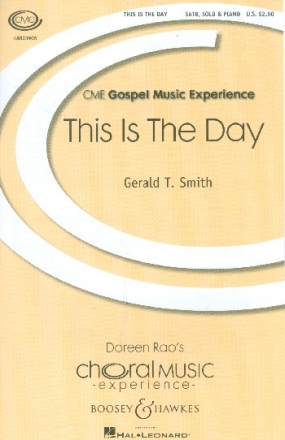 This is the Day for mixed chorus and piano score