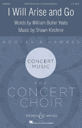 I will arise and go for solo, mixed choir, piano or hammered dulcimer choral score