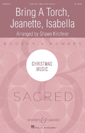 Bring a Torch Jeanette Isabella for female chorus and instruments
