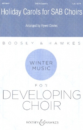 Holiday Carols for mixed chorus (SAM) a cappella score