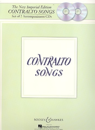 The New Imperial Edition- Contralto Songs for contralto and piano CD + CD-ROM with piano accompaniment