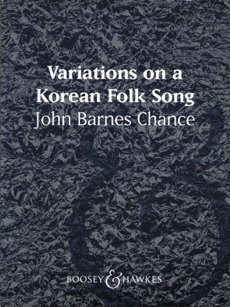 Variations on a Korean Folk Song QMB 348 fr Blasorchester Partitur und Stimmen