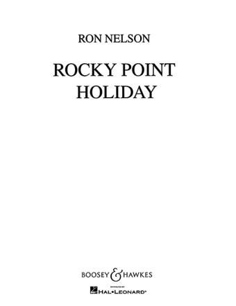 Rocky Point Holiday QMB 358 fr Blasorchester Partitur und Stimmen