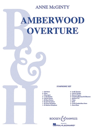 Amberwood Overture QMB 486 fr Blasorchester Partitur und Stimmen