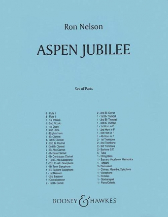 Aspen Jubilee QMB 567 fr Blasorchester Partitur und Stimmen