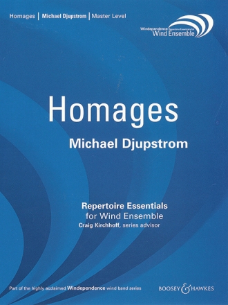 Djupstrom, Michael: Homages fr Blasorchester Partitur und Stimmen