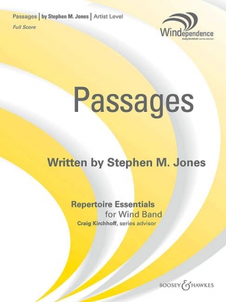 Jones, Stephen: Passages fr Blasorchester Partitur und Stimmen