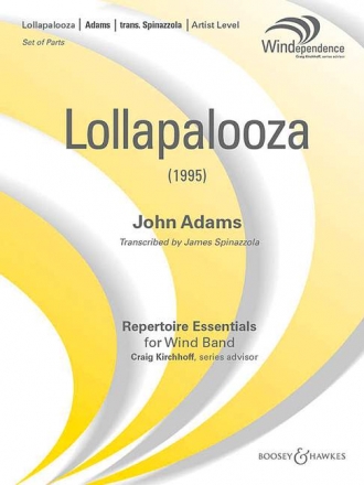 Lollapalooza fr Blasorchester Partitur und Stimmen