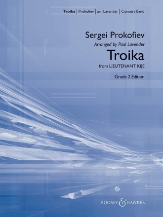 Prokofjew, Sergej: Troika fr Blasorchester Partitur und Stimmen