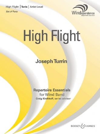 Turrin, Joseph, High Flight fr Blasorchester Partitur und Stimmen