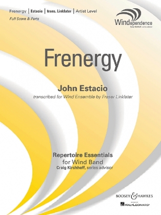 Estacio, John, Frenergy fr Blasorchester Partitur und Stimmen