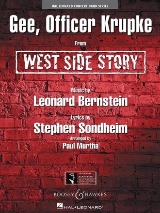 Bernstein, Leonard: Gee, Officer Krupke fr Blasorchester Partitur