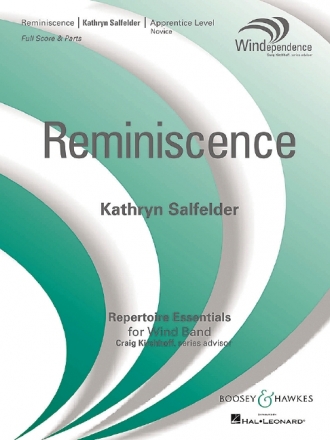 Reminiscence for concert band score and parts