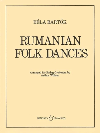 Rumanian Folk Dances for string orchestra score and parts