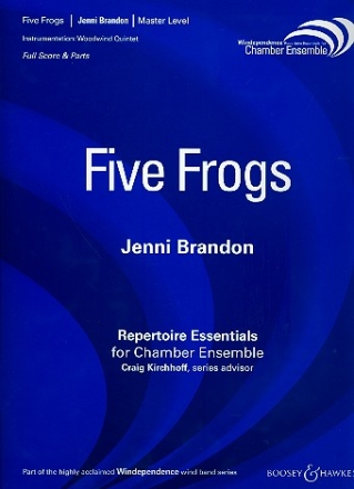 Five Frogs fr Blserquintett Partitur und Stimmen
