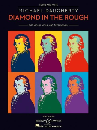 Diamond in the Rough fr Violine, Viola und Schlagwerk Partitur und Stimmen