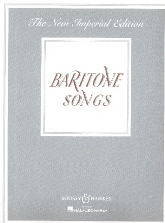 Baritone Songs for baritone and piano
