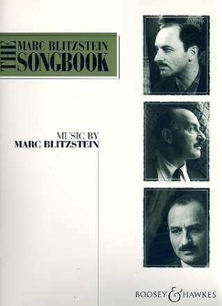 The Marc Blitzstein Songbook vol.1 for voice and piano
