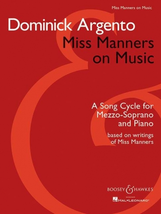 Miss Manners on Music fr Mezzo-Sopran und Klavier