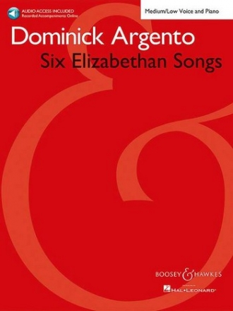 BHI93452 6 Elizabethan Songs for medium/low voice and piano