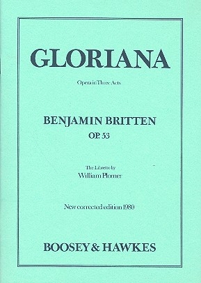 Gloriana op. 53  Textbuch/Libretto