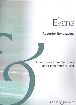 Recorder Rendezvous fr 1-3 Sopranblockflten und Klavier (Gitarre) Partitur und Stimmen