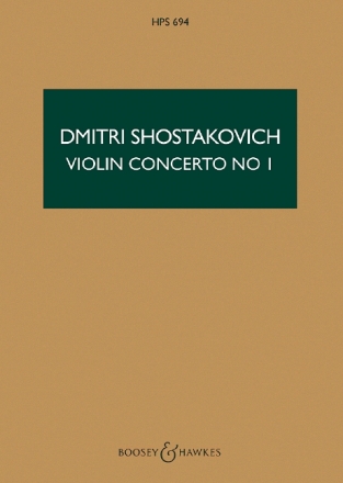 Violin Concerto in a minor op. 99 for violin and orchestra study score