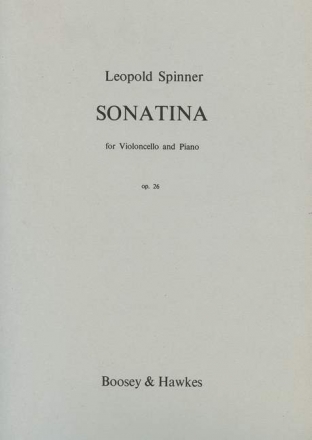 Spinner, Leopold: Sonatina op. 26 fr Violoncello und Klavier