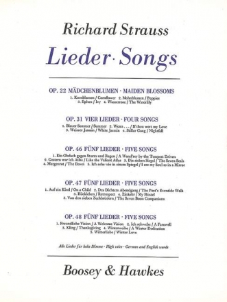Drei Hymnen op. 71/2 fr hohe Singstimme und Klavier