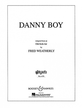 Danny Boy (Es-Dur): fr Gesang und Klavier Partitur