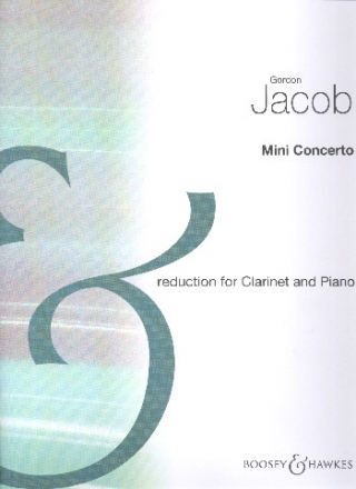 Mini Concerto for Clarinet and String Orchestra for clarinet and piano