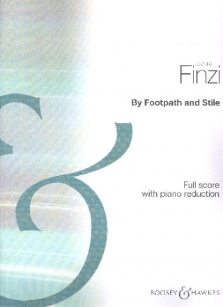 By Footpath and Stile op.2 fr Bariton und Streichquartett Partitur mit Klavierauszug