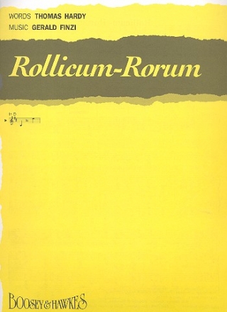 Rollicum-Rorum for low voice and piano