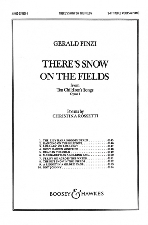 Ten Chrildren's Songs op. 1/8 fr Chor (SS) und Klavier Chorpartitur