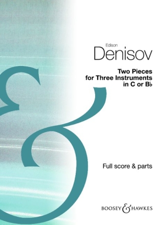 Two Pieces  for Three Instruments in C or Bb score and parts