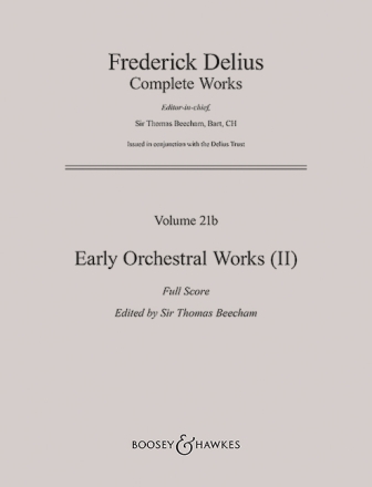 Early Orchestral Works GA IV/21b fr Orchester Partitur