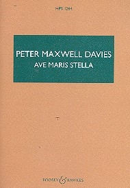 Ave Maris Stella HPS 1264 fr Flte (Alt-Querflte), Klarinette (Basset Klarinette), Marimbaphon Studienpartitur