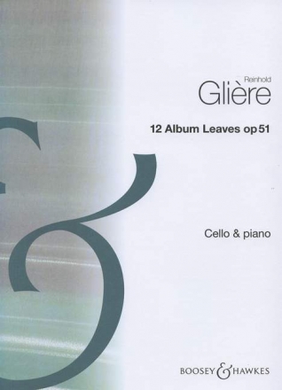 12 Album Leaves op. 51 for cello and piano