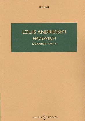 Hadewijch fr Sopran, 8 Stimmen (gem Chor (SSAATTBB)) und Ensemble Studienpartitur (nl)