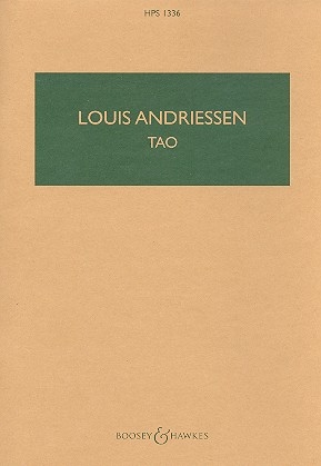Tao fr Klavier, 4 Frauenstimmen und Ensemble Studienpartitur (chin)