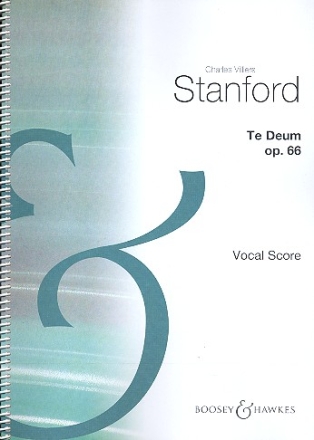 Te Deum op. 66 fr Soli (SATB), gemischter Chor und Orchester Klavierauszug