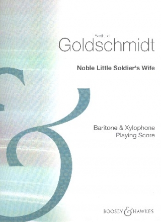 Noble Little Soldier's Wife fr Bariton und Xylophon Spielpartitur (en)